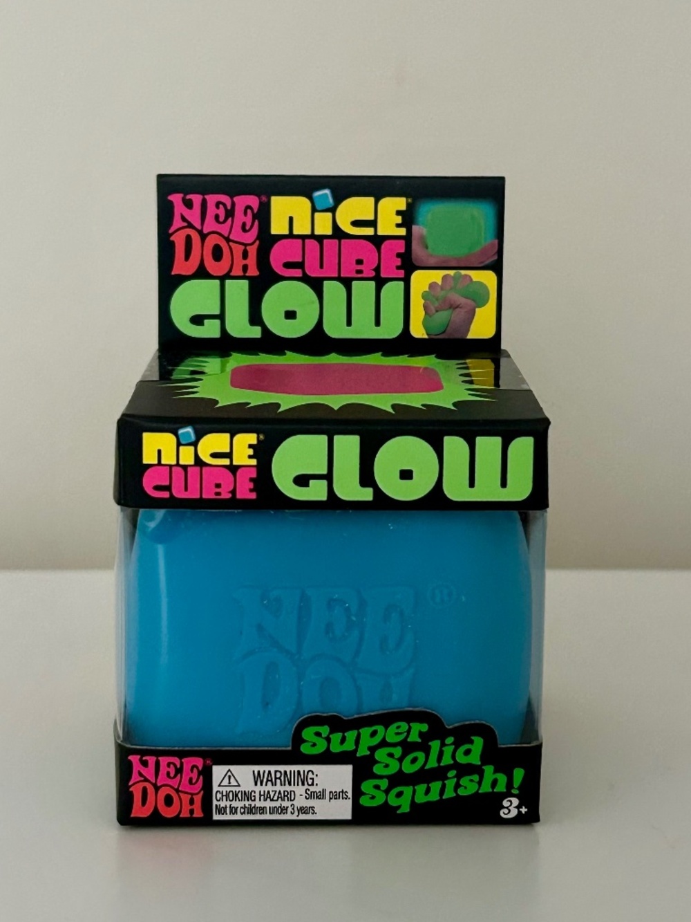 Needoh Nice Cube Glow BLUE - New